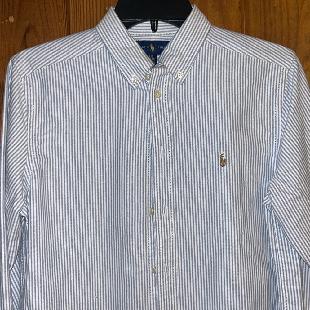 Striped Cotton oxford shirt